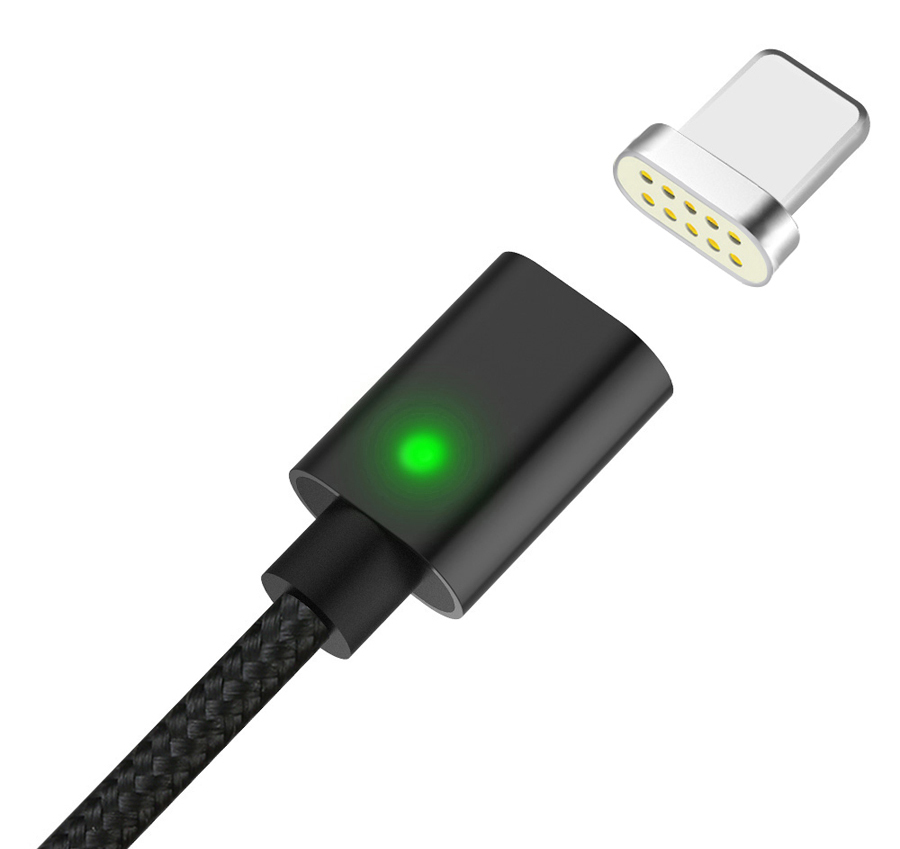 Cable de carga iPhone 8 Pin Magnetico Neg - Imagen 2