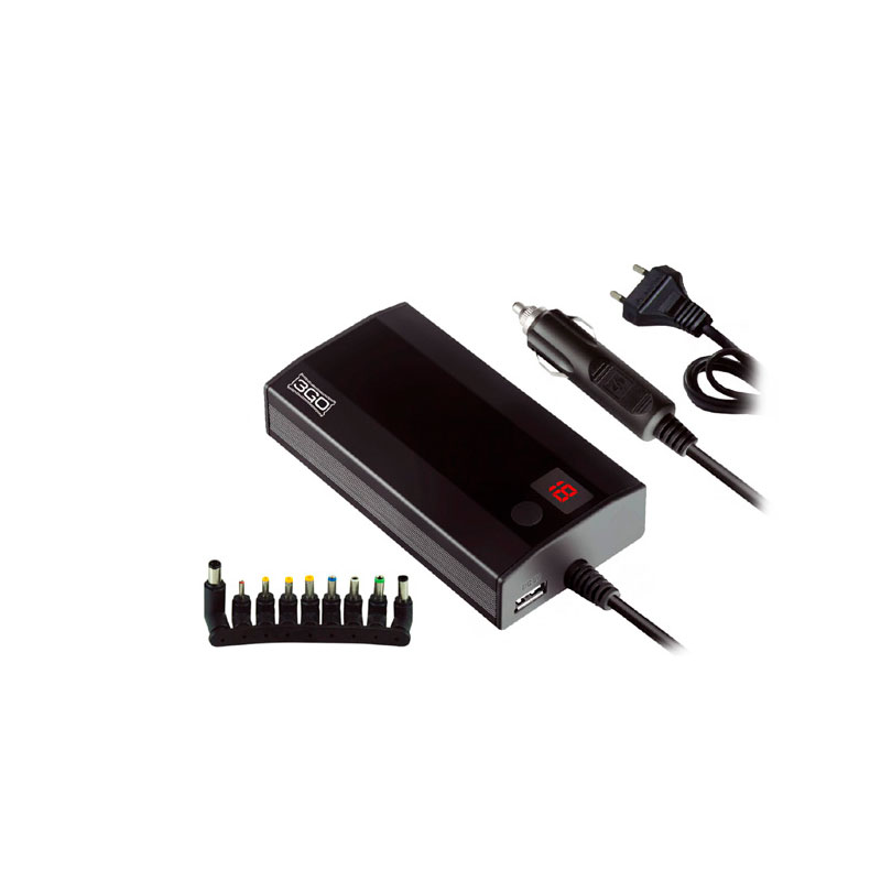 Cargador 12/15/16/18/19/20/22/24V 4,5A + USB5V 1A