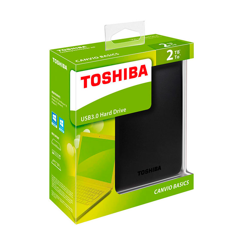 Disco duro externo Toshiba 2TB 2,5¨ USB 3,0 S/N Y0B5T1NHTHGG