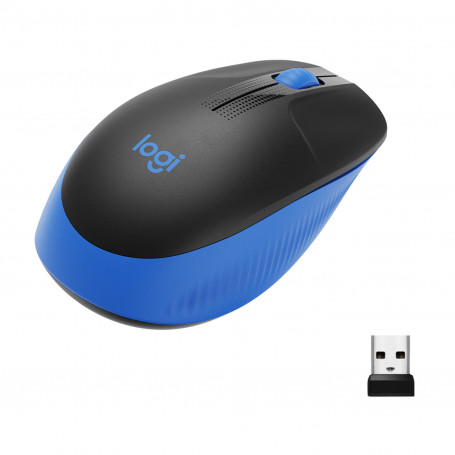 Raton LOGITECH M190 Azul Wireless 1000DPI