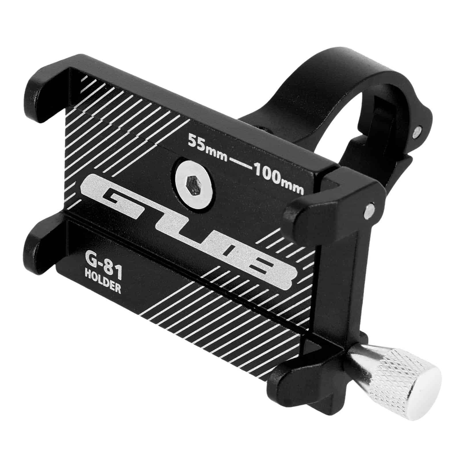 Soporte de Móvil GUB G81 Negro para Patinete y Bicicleta – Aluminio Ajustable