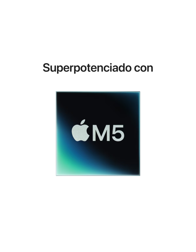 Portátil Apple MacBook Pro Apple M5 10 Núcleos/16GB/1TB SSD/GPU 10 Núcleos/14" Plata - Imagen 3
