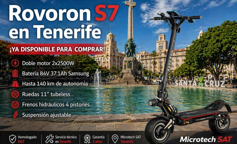 Ya ha llegado el Rovoron S7 a Tenerife