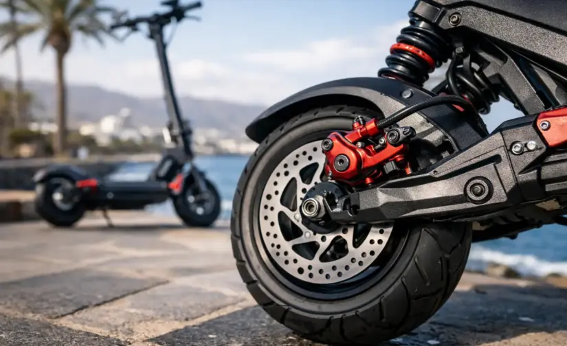 Frenos para patinete eléctrico: qué elegir