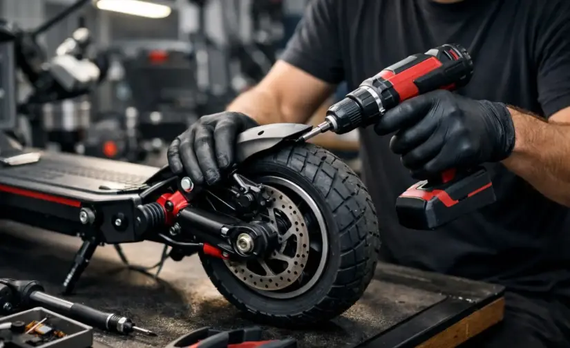 Taller de reparación de patinete eléctrico
