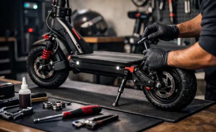 Guía de mantenimiento de scooter eléctrico