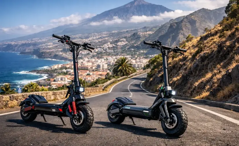 Patinetes eléctricos Tenerife para subir cuestas