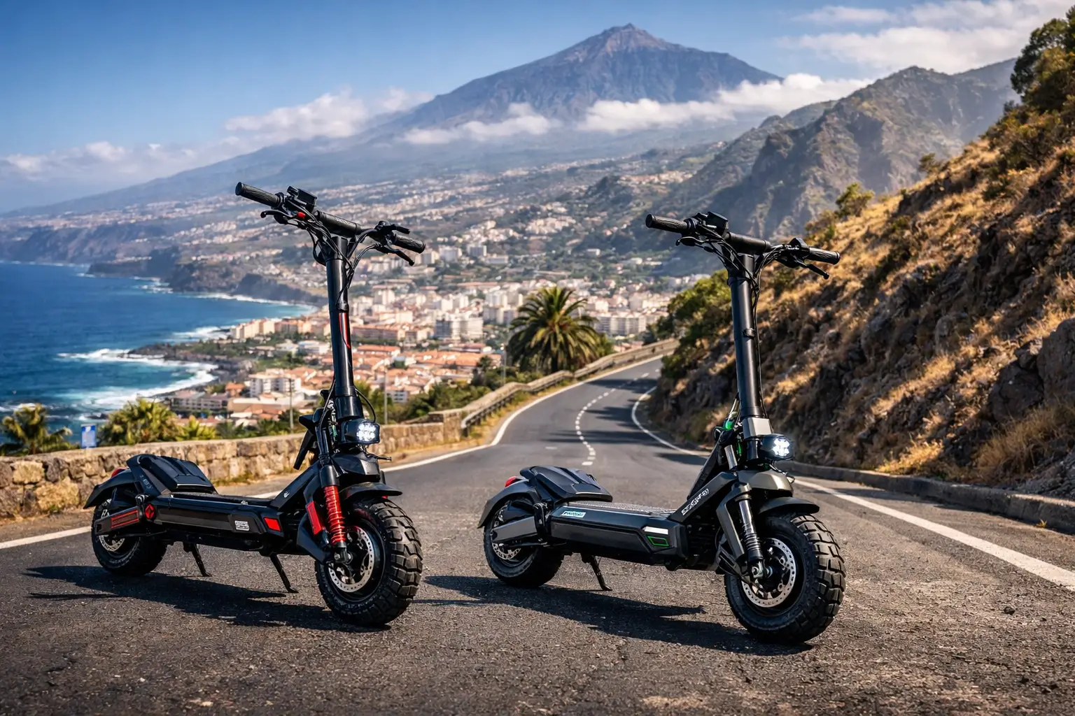 Patinetes eléctricos Tenerife para subir cuestas